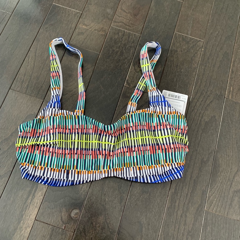 Athleta Prismatic Bra-Sized Bikini Top